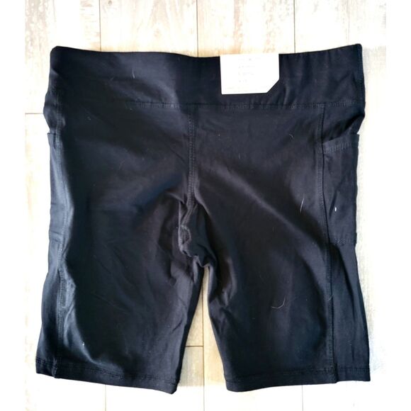 Game Time XL Black Comprrssion Shorts Women's Moist Wicking Pockets NWT RV $30 - Picture 2 of 5